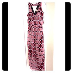 Banana Republic Geometric Maxi Dress Size 4